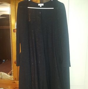 Lularoe M Sarah SOLID BLACK